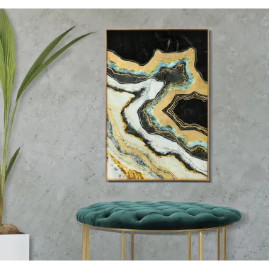 Płyta szklana z ramą DARKY 60x3,5x90 cm